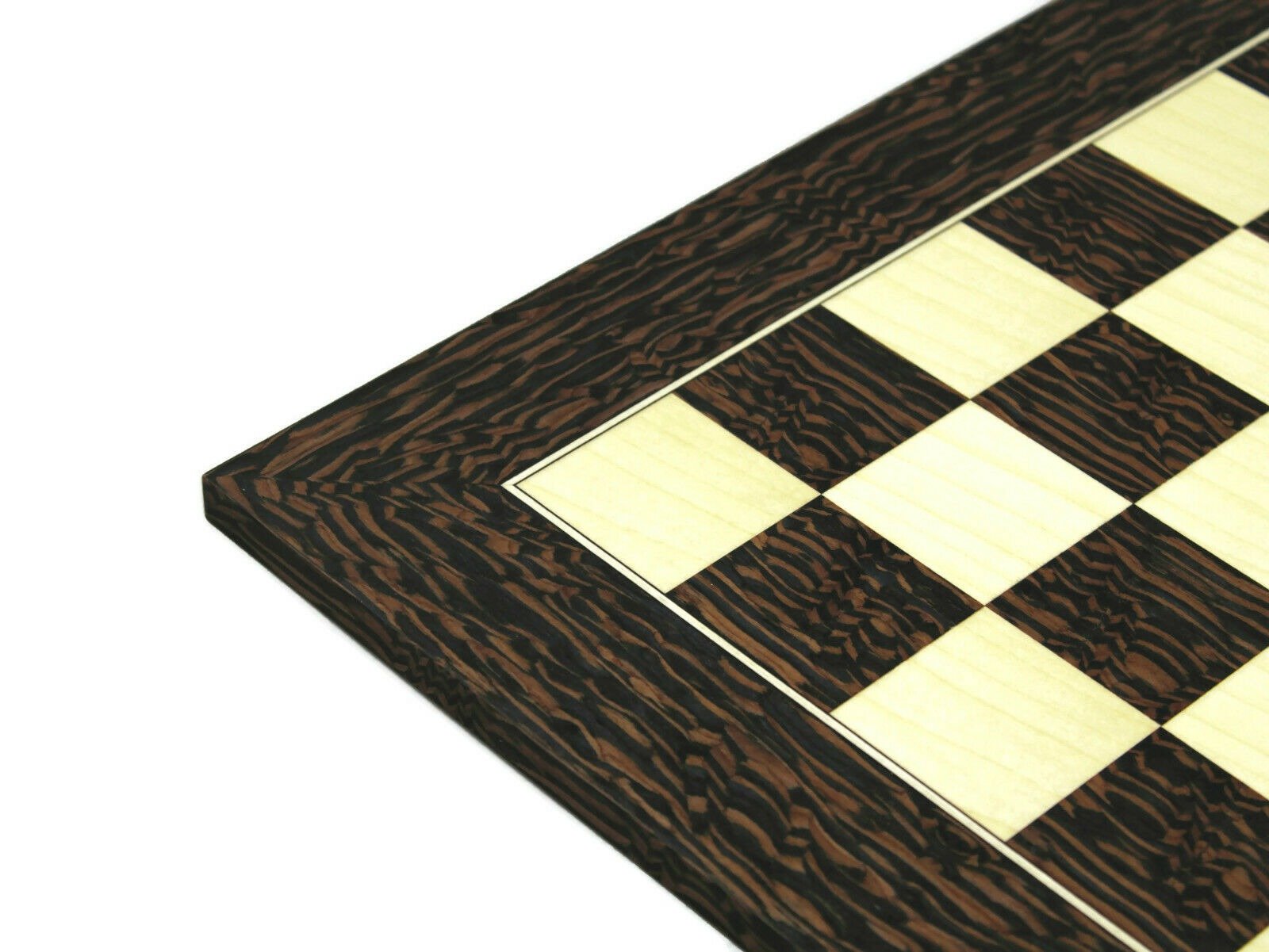 tiger ebony chess board corner